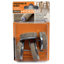 HYDERON Bútorcsúsztató Talp Fém-Filces Csavar.35 4Db/Cs. Hyderon bútor