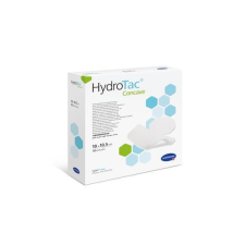  HydroTac® Concave géllel impregnált habkötszer (18x18,5 cm; 10 db) gyógyászati segédeszköz