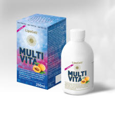 Hymato LipoCell Multivita liposzómás multivitamin sárgabarack ízesítéssel 250 ml Hymato vitamin és táplálékkiegészítő