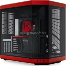 HYTE Y70 piros-fekete (táp nélküli) E-ATX ház (CS-HYTE-Y70-BR) számítógép ház