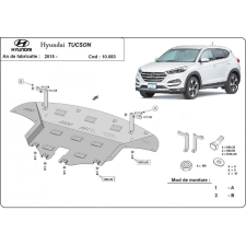  Hyundai Tucson, 2015-2018 - Motorvédő lemez autóponyva