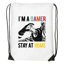 I am a gamer - Sport táska fehér tornazsák