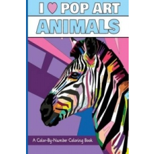  I Heart Pop Art Animals: A Color-By-Number Coloring Book – H R Wallace Publishing idegen nyelvű könyv