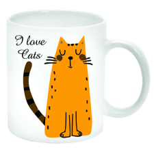 I love cats Bögre (feliratozható) bögrék, csészék