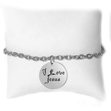  I love Jesus karkötő, választható több formában és színben karkötő