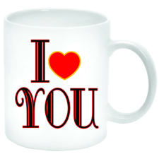 I Love You Bögre (másik oldalra saját fotó és felirat kérhető) bögrék, csészék