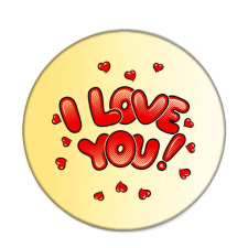 I love You kitűző kitűző
