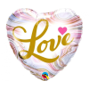  I love You Marble fólia lufi 46 cm