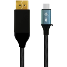 I-TEC USB-C DisplayPort video átalakító 4K / 60Hz + 200cm kábel kábel és adapter