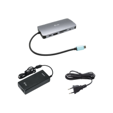 I-TEC USB-C Metal Nano Dock - docking station - USB-C / Thunderbolt 3 - VGA, HDMI - GigE (C31NANOVGA112W) - Notebook dokkoló laptop kellék