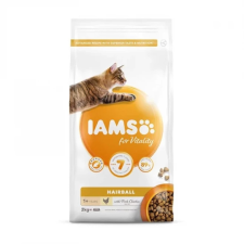  Iams Cat Adult Hairball Control csirke macskatáp 2kg macskaeledel