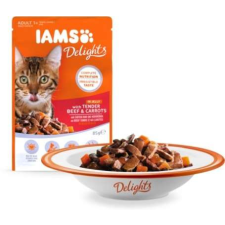 IAMS Cat Delights - Marhahús és répa falatok aszpikban (48 x 85 g) 4080 g macskaeledel