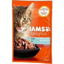 IAMS Cat Delights – Tonhal és hering aszpikban (24 x 85 g) 2.04kg macskaeledel