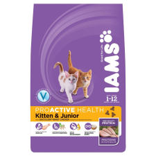 IAMS Cat Kitten &amp; Junior Chicken (2.55kg) macskaeledel