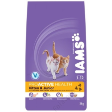 IAMS Cat Kitten & Junior Chicken 10Kg macskaeledel