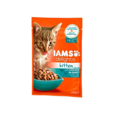 IAMS Delights Kitten Csirkehús szószban macskaeledel