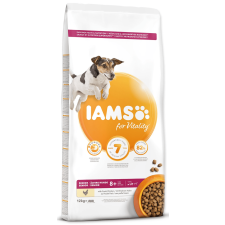 IAMS Dog Senior Small&Medium Chicken 12 kg kutyaeledel