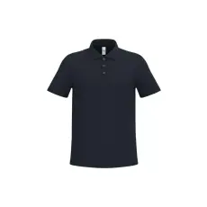  IB295 férfi galléros pamut piké póló, Ideal Navy-XL