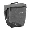 IBERA PRO 30L oldalsó hátsó kerékpártáska, szürke, PakRak Side rögzítőrendszerrel (32x16x34 cm) IBERA Bicikli alkatrészek Kerékpáros kiegészítők Kerékpár nyeregtáskák és kormánytáskák