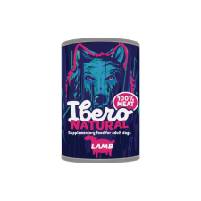  Ibero Natural konzerv felnőtt kutyáknak 100% hús báránnyal 400 gr kutyaeledel