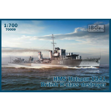 IBG Models HMS Hotspur 1941 British H-osztályú romboló csatahajó műanyag modell (1:700) makett