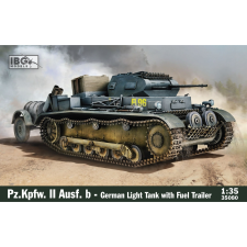 IBG Models Pz.Kpfw. II Ausf. Német tank műanyag makett(1:35) (35080) autópálya és játékautó