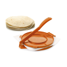 Ibili tortillaprés, alumínium, 20 cm, narancs színű konyhai eszköz