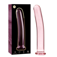  Ibiza Nebula Series 8 – pink boroszilikát üveg dildo 14,5 cm műpénisz, dildó