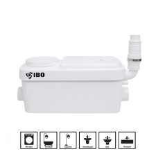 IBO SANIBO MINI átemelő szivattyú | IBO Szaniter szivattyú [fürdőszoba és konyha] (SANIBOMINI) szivattyú