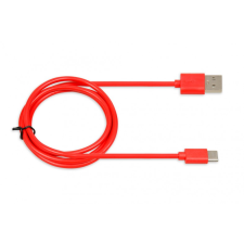 iBox IKUMTCR USB-A - USB-C (apa - apa) kábel 1m - Piros kábel és adapter