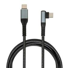 iBox IKUTC100 USB-C - USB-C Cable 100W 2m Black kábel és adapter