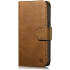 Icarer Olajviasz Tárca Tok 2in1 Tok iPhone 14 Bőr Flip Cover Anti-Rfid Barna Wmi14220721-Tn (ICR440)