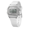 Ice-watch ICE digit retro - Metál ezüst tükör, fehér, női karóra - 32 mm - (022734)