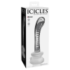 Icicles Icicles No. 88 - G+P-pont üveg dildó (áttetsző)