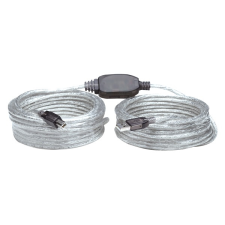 Icintracom Manhattan kábel usb 2.0 a - b, m/m 11m, átlátszó 510424 kábel és adapter