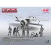  ICM I-153 with Luftwaffe Pilots and Ground Personnel 1:48 (48094)