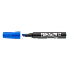 ICO Alkoholos marker, 1-4 mm, vágott, ICO "Permanent 12", kék filctoll, marker