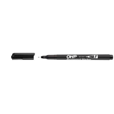 ICO Alkoholos marker F, OHP Ico fekete filctoll, marker