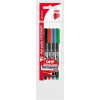 ICO Alkoholos marker készlet, OHP, 0,5 mm, F, ICO, 4 különböző szín