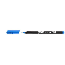 ICO Alkoholos marker, OHP, 0,3 mm, S, , kék filctoll, marker