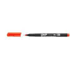 ICO Alkoholos marker, OHP, 0,3 mm, S, , piros filctoll, marker