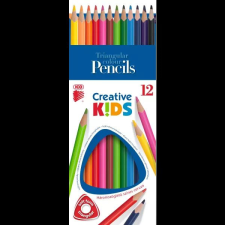 ICO Creative Kids: Háromszögletű színes ceruza - 12 db-os színes ceruza