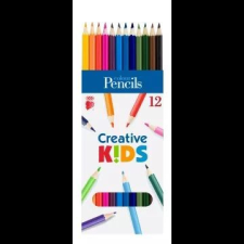 ICO Creative Kids: Hatszögletű színes ceruza - 12 db-os színes ceruza