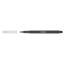ICO Filctoll, 1 mm, ICO "300", fekete filctoll, marker