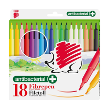 ICO Filctoll ICO 300 Rainbow antibakteriális 18db/ készlet filctoll, marker