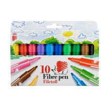 ICO Filctoll készlet, 1-3 mm, ICO &quot;Süni&quot;, 10 különböző szín filctoll, marker
