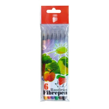 ICO Filctoll készlet, 1 mm, ICO "Süni 300", 6 különböző szín filctoll, marker