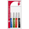 ICO Flipchart marker készlet, 1-3 mm, kúpos, ICO "Artip 11", 4 különböző szín