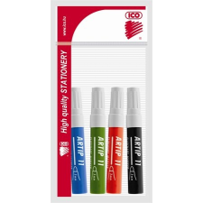 ICO Flipchart marker készlet, 1-3 mm, kúpos, ICO "Artip 11", 4 különböző szín filctoll, marker