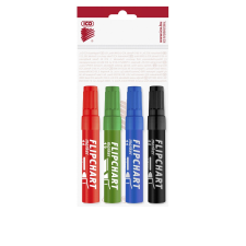 ICO Flipchart marker vízbázisú 3mm, kerek Artip11, 4 klf.szín filctoll, marker